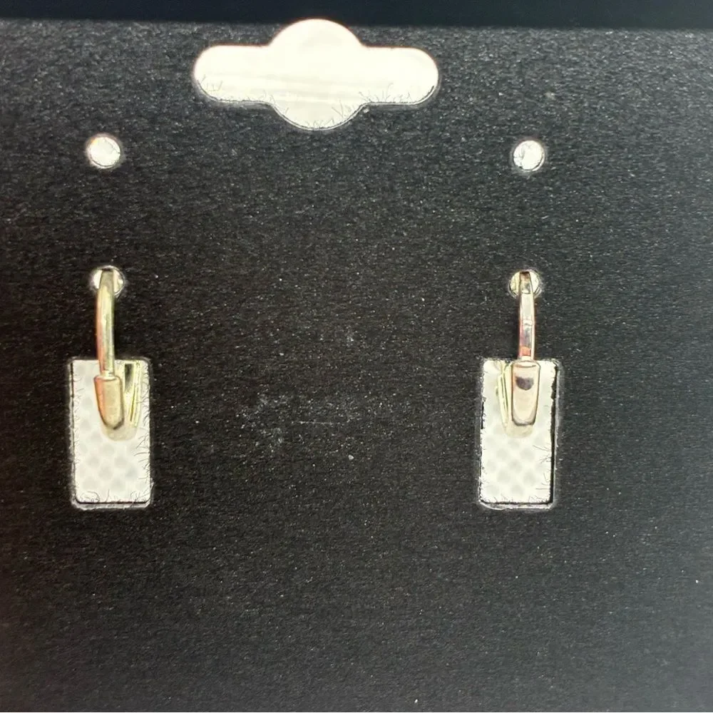 3For$20 Silver-Tone Crystal Drop Earrings